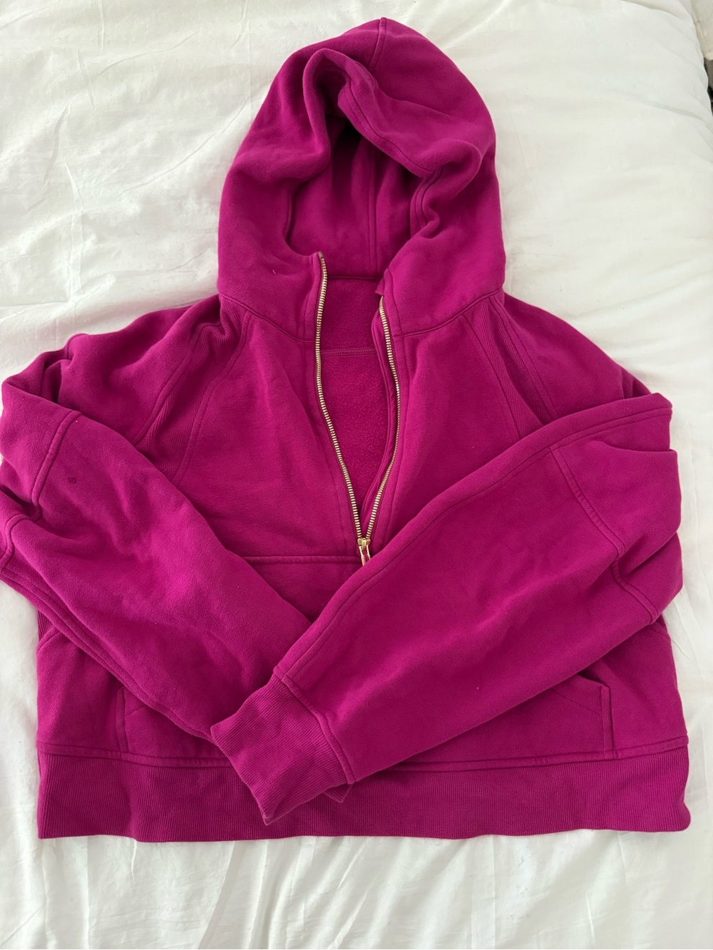 lululemon athletica Fuchsia Half-Zip Hoodie